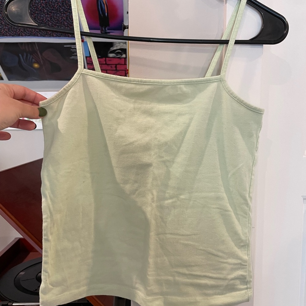Green wild fable tank top.